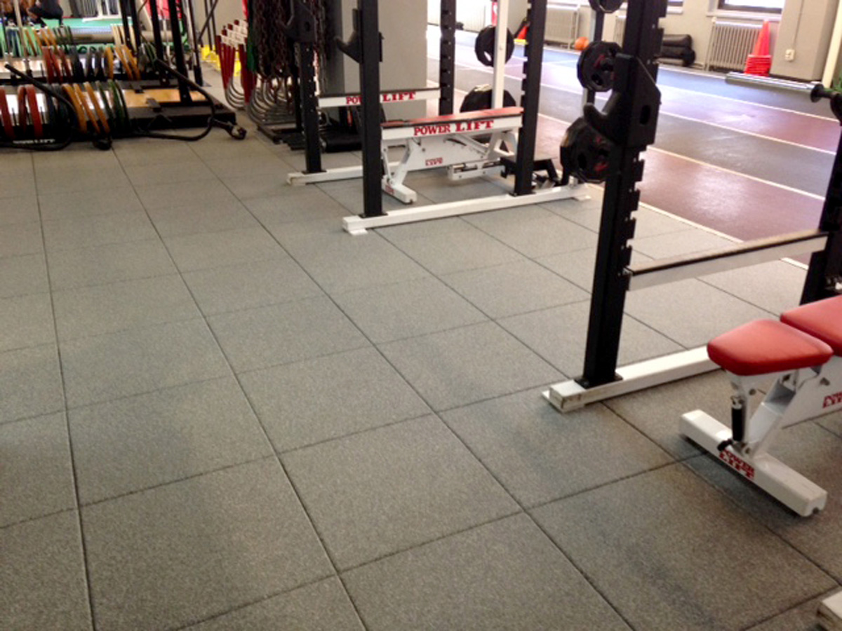 Sutton Carpet NYC gym flooring installation for Velocity Sports Performance